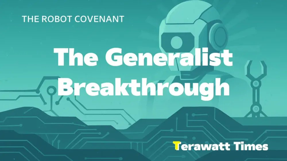 The Generalist Breakthrough: Why Universal Robots Succeed Where Specialized Machines Failed
