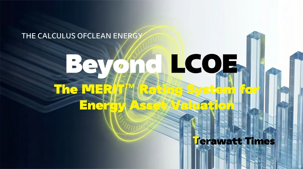 Beyond LCOE: The MERIT™ Rating System for Energy Asset Valuation